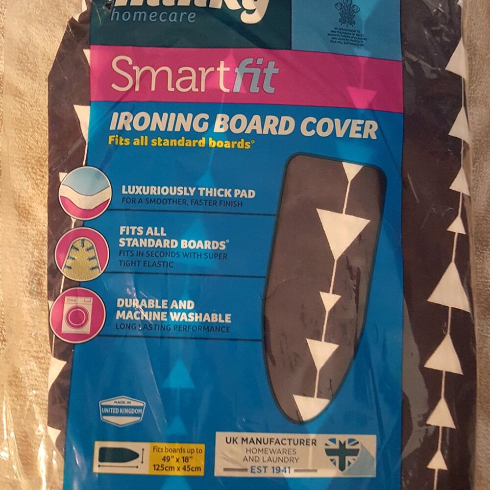 Minky Smart Fit Ironing Board Cover Fits Standard Ironing Board